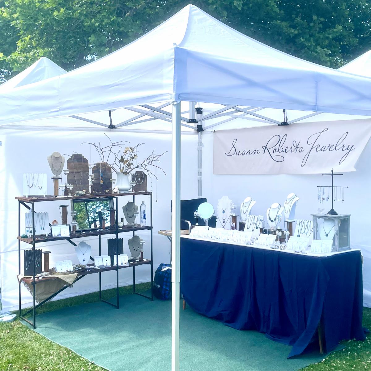 Susan Roberts Jewelry booth