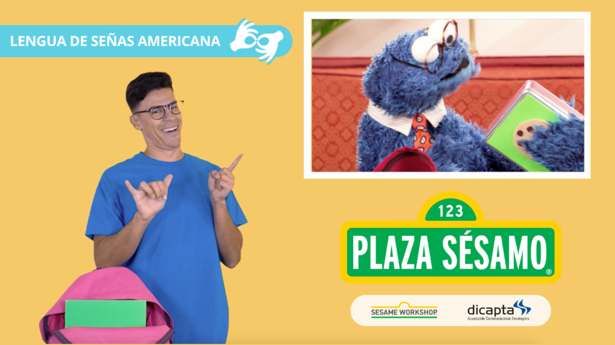 Plaza Sesamo with ASL interpretation. 