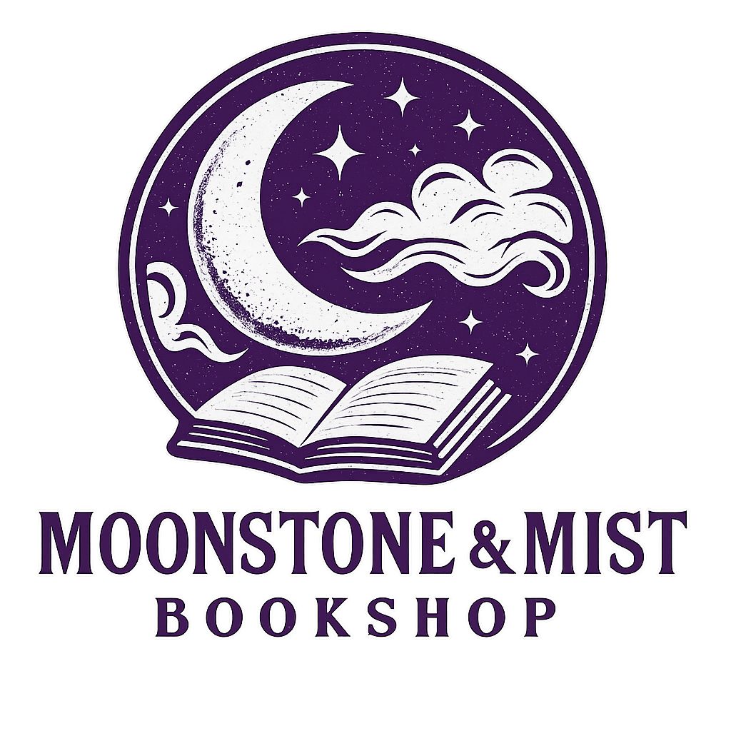 Moonstone & Mist Bookshop logo