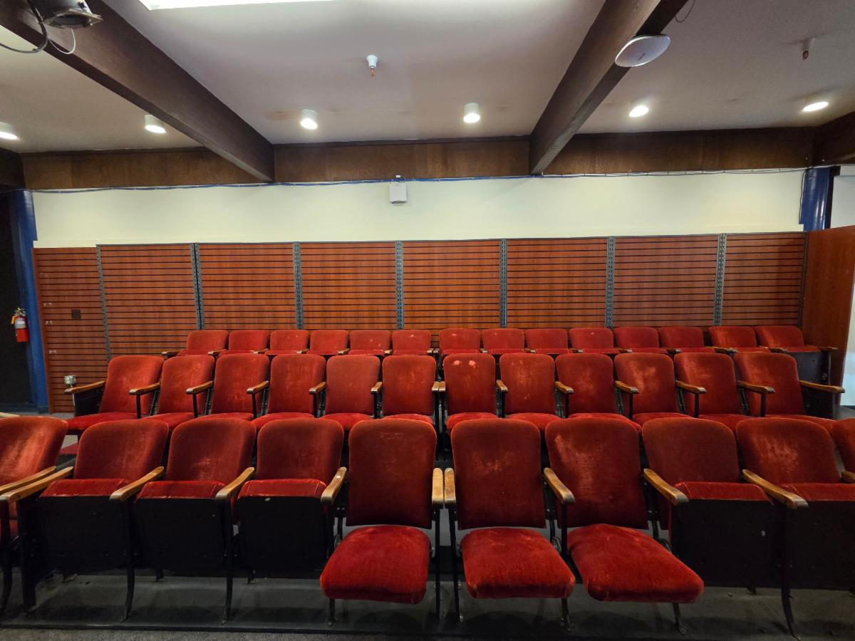 Northeastern University in Oakland, CA is looking to get rid of some slat walls and theater style chairs. Luan is a former bookstore owner (Laurel Books) so she wanted give an offer to bookstores first. Free with pick up. Let me know if you're interested and I'll connect you
