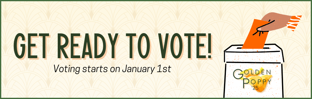 Golden Poppy Awards - Get Ready to Vote