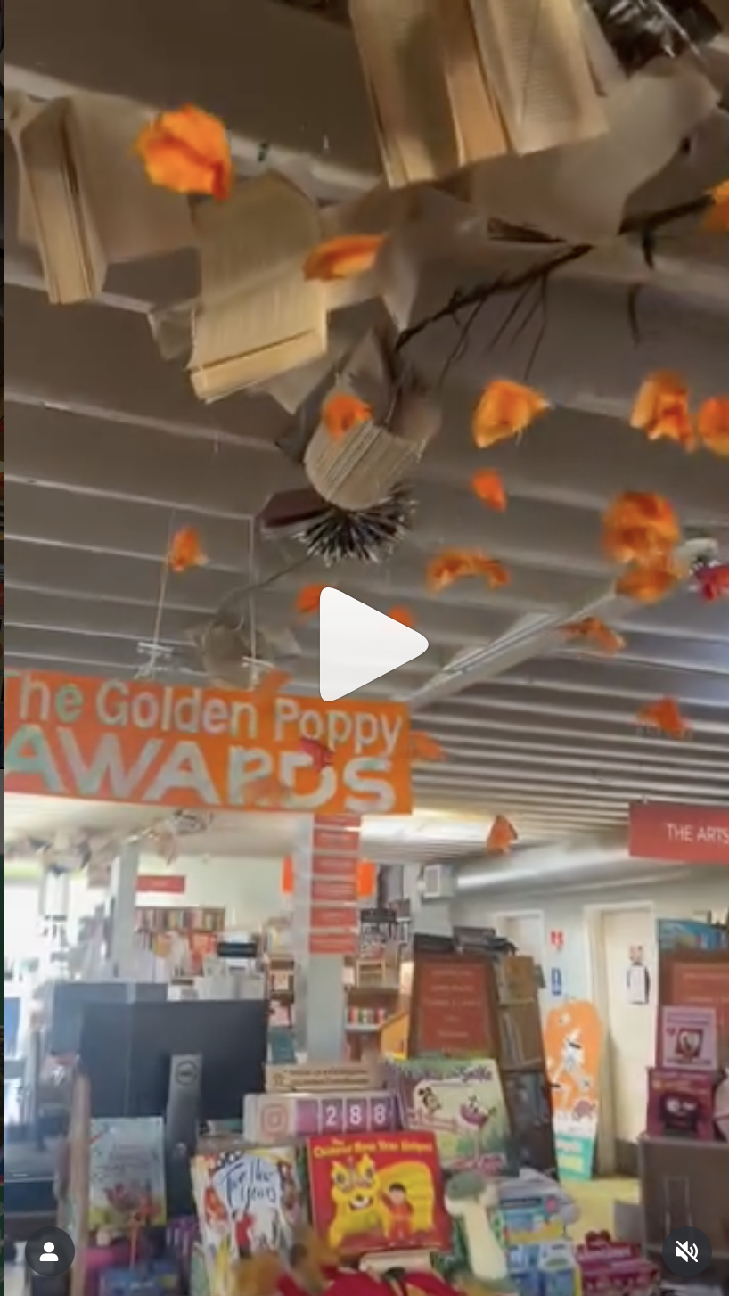 2024 Golden Poppy Awards Display Contest Winner - Linden Tree Books