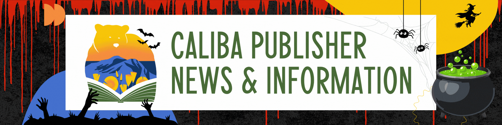CALIBA Publisher Newsletter Top Banner - Halloween version