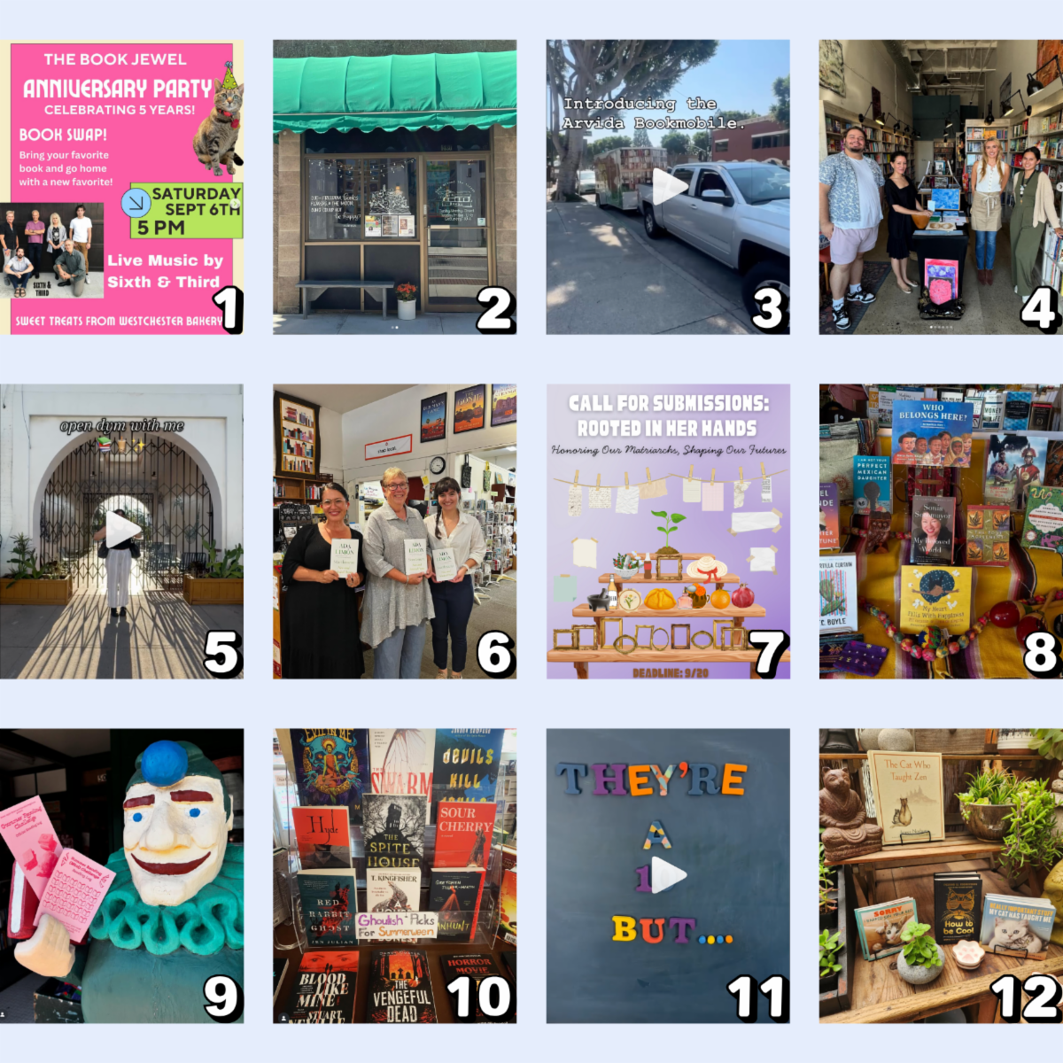 September 4 2025 CALIBA Bookseller Shoutouts