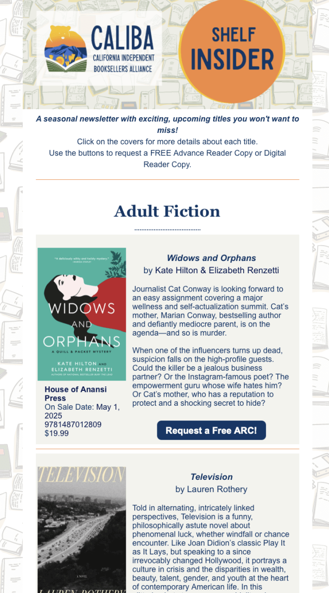 Shelf Insider Newsletter