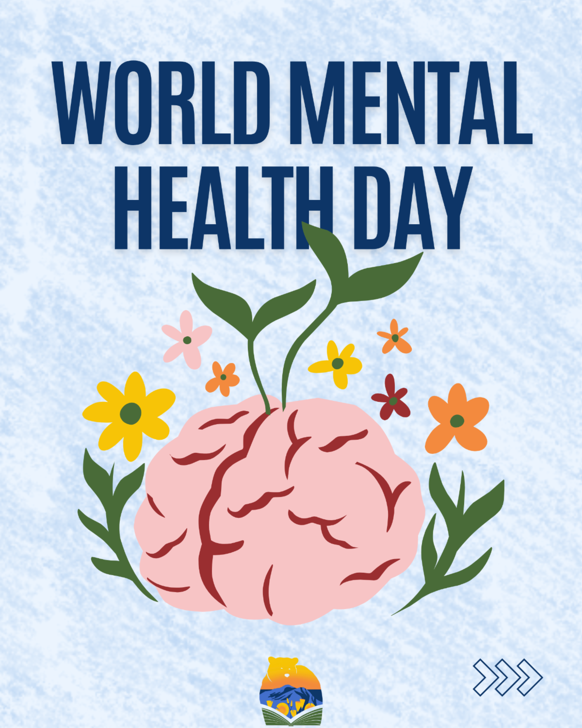 World Mental Health Day social media marketing asset