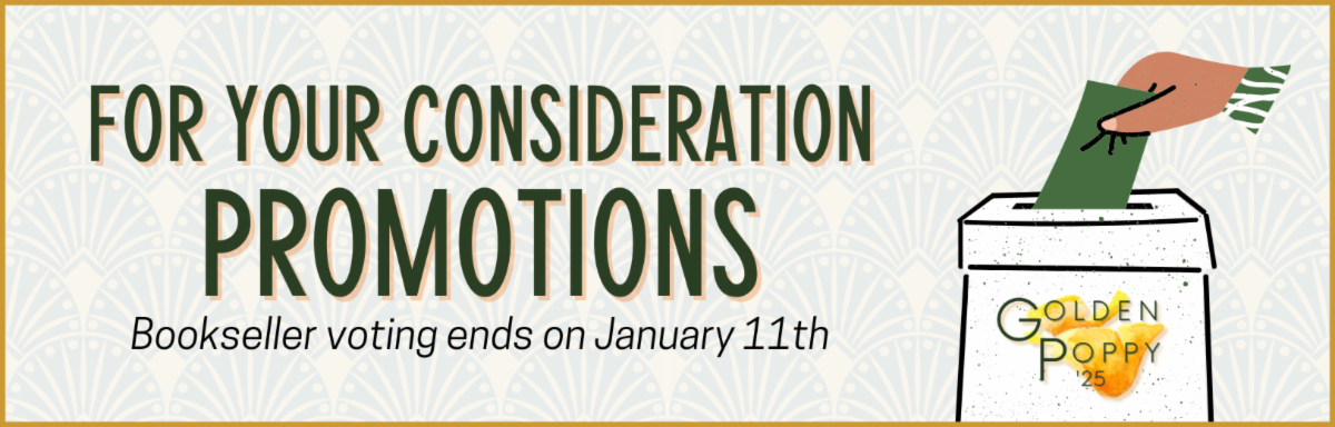 For Your Consideration Promotions - Bookseller Voting Ends January 11th