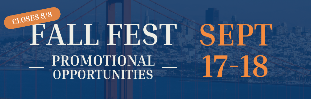 Fall Fest Promotional Opportunities Close August 8th