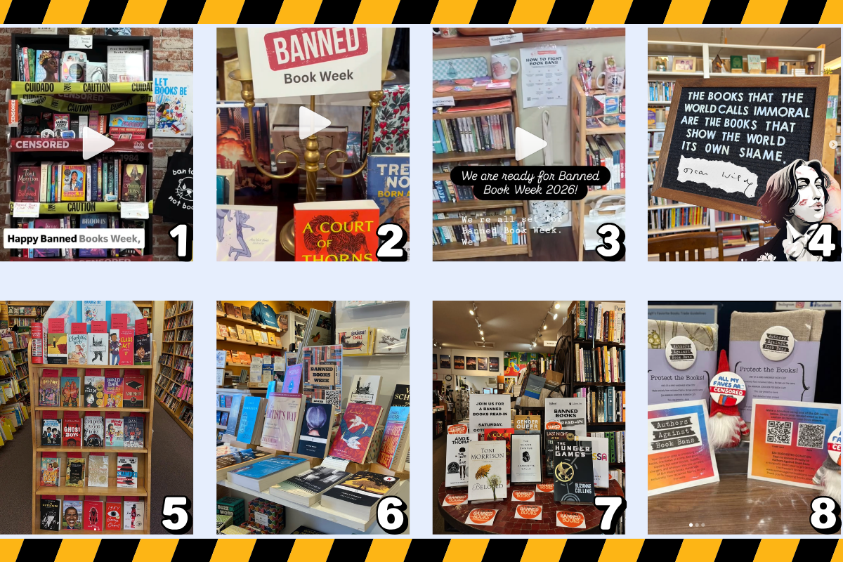 Bookseller Shoutouts October 8, 2026