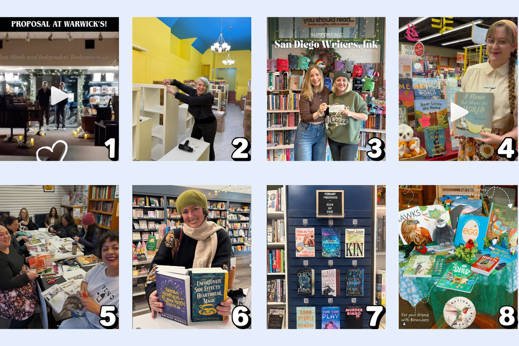 January 8, 2026 CALIBA Bookseller Shoutouts