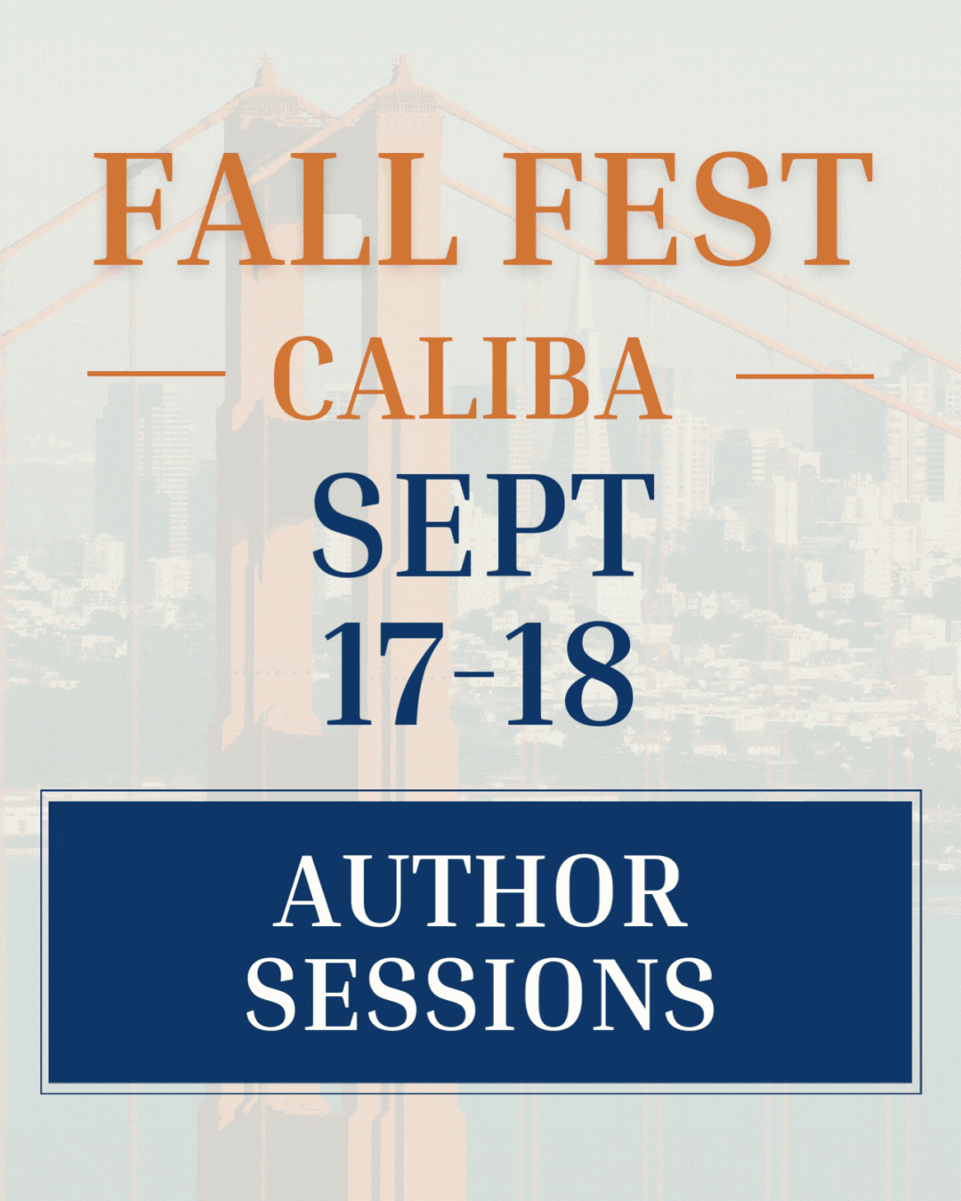 Fall Fest 2025 Author Sessions