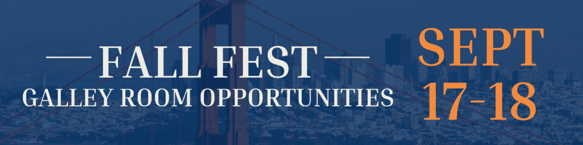 Fall Fest - Galley Room Opportunities