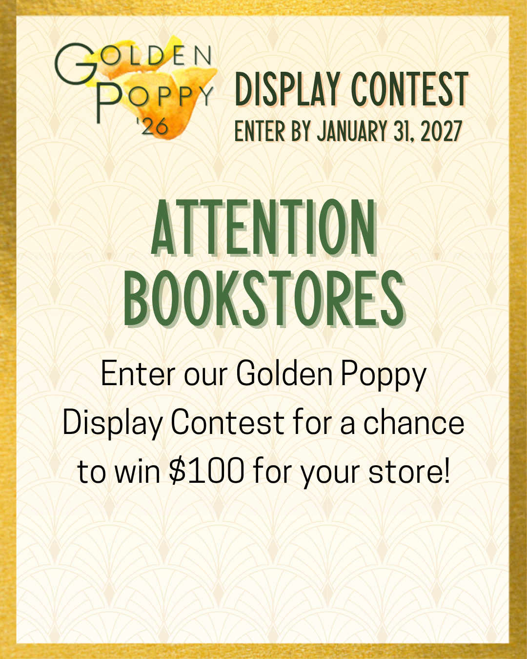 2026 Golden Poppy Display Contest