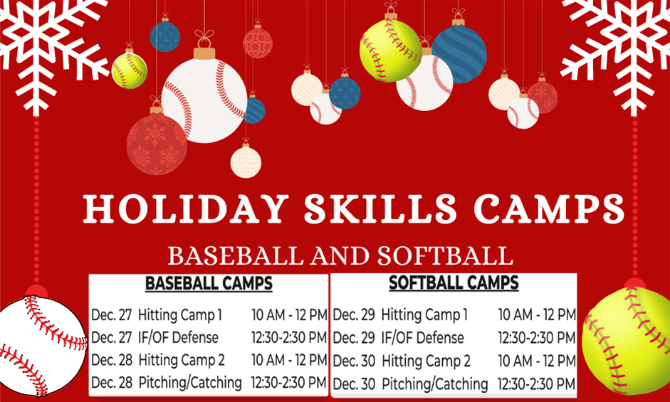 Holiday Baseball and Softball Camps