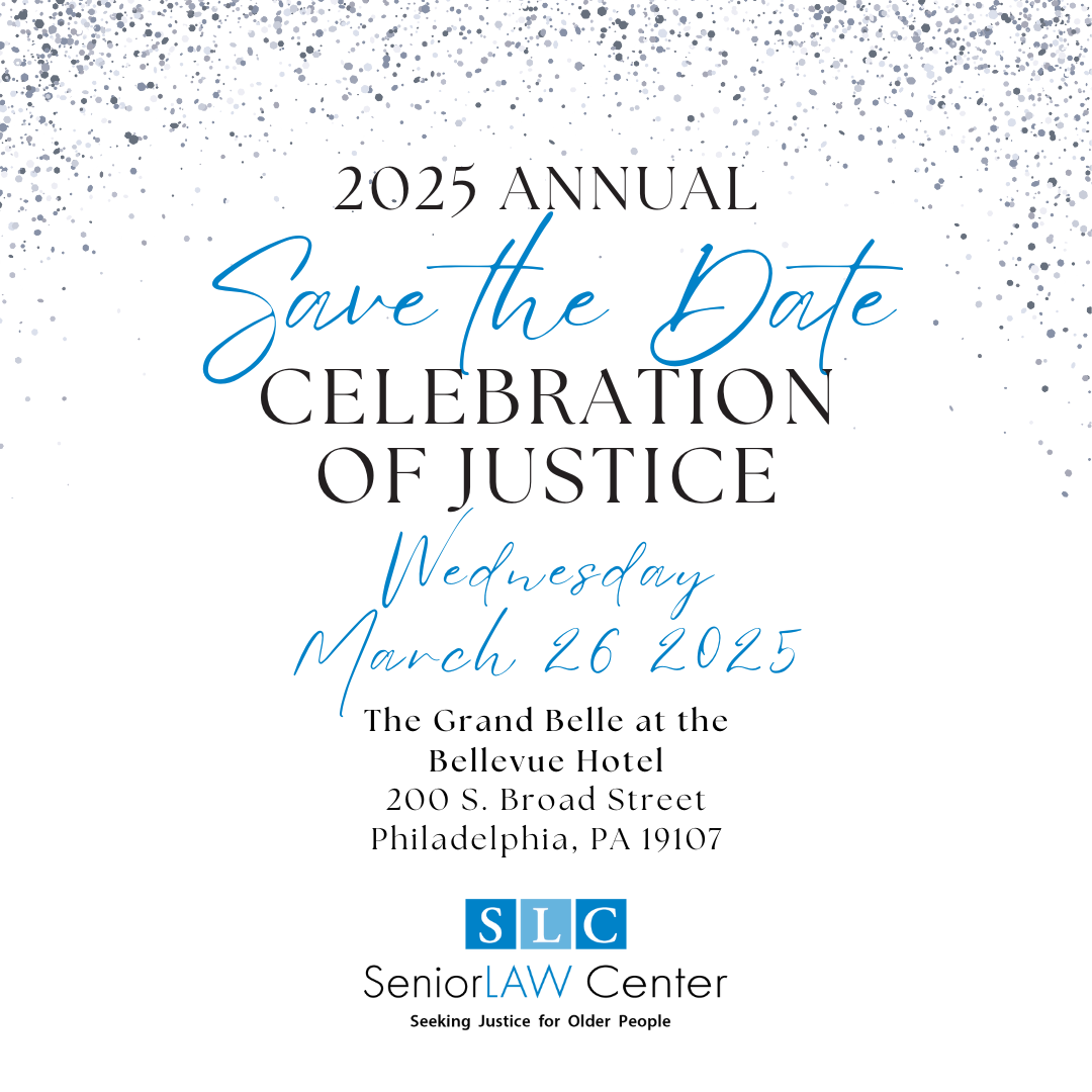 SeniorLAW Center 2025 Save the Date