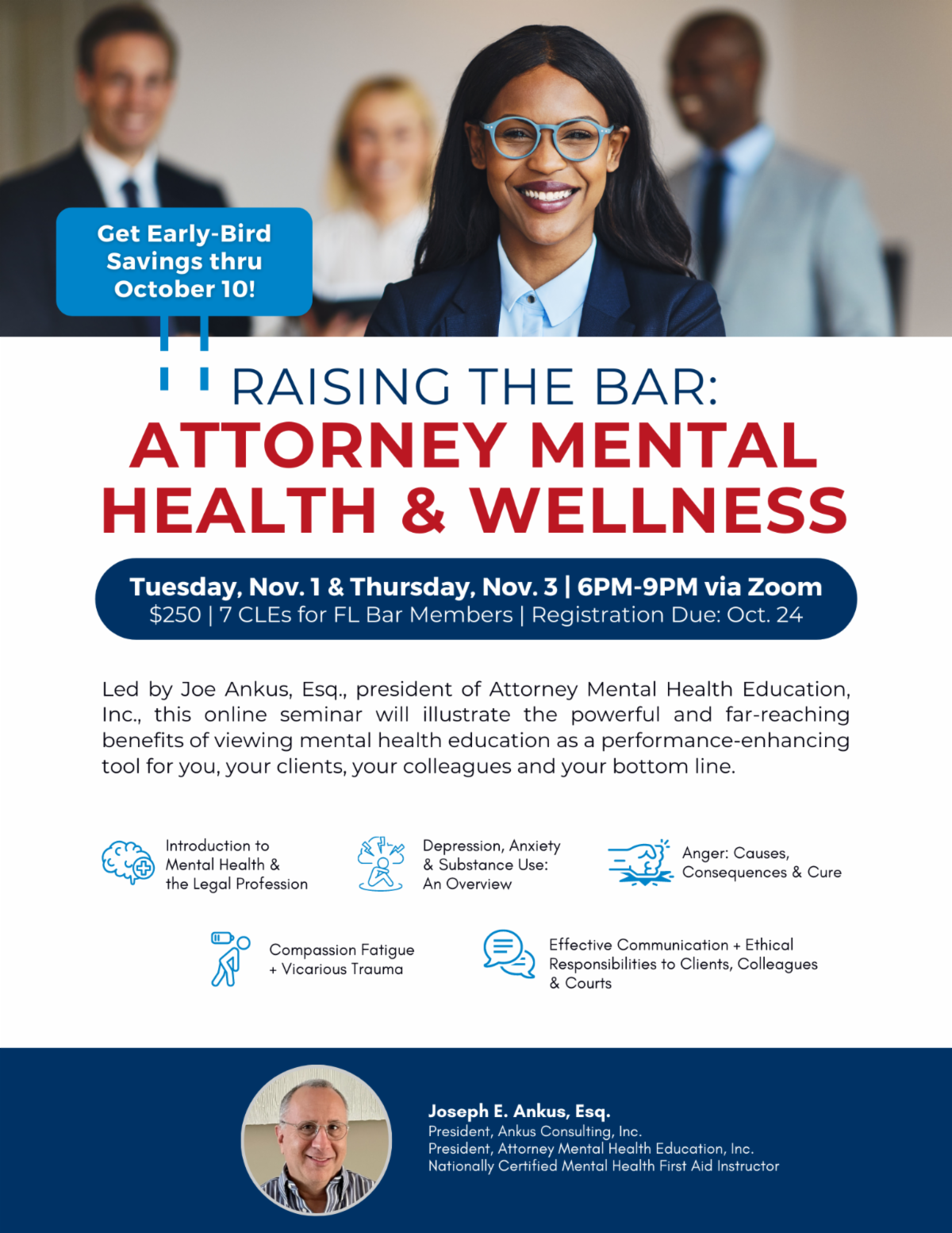 CLEs for FL Bar Members Attorney Mental Health