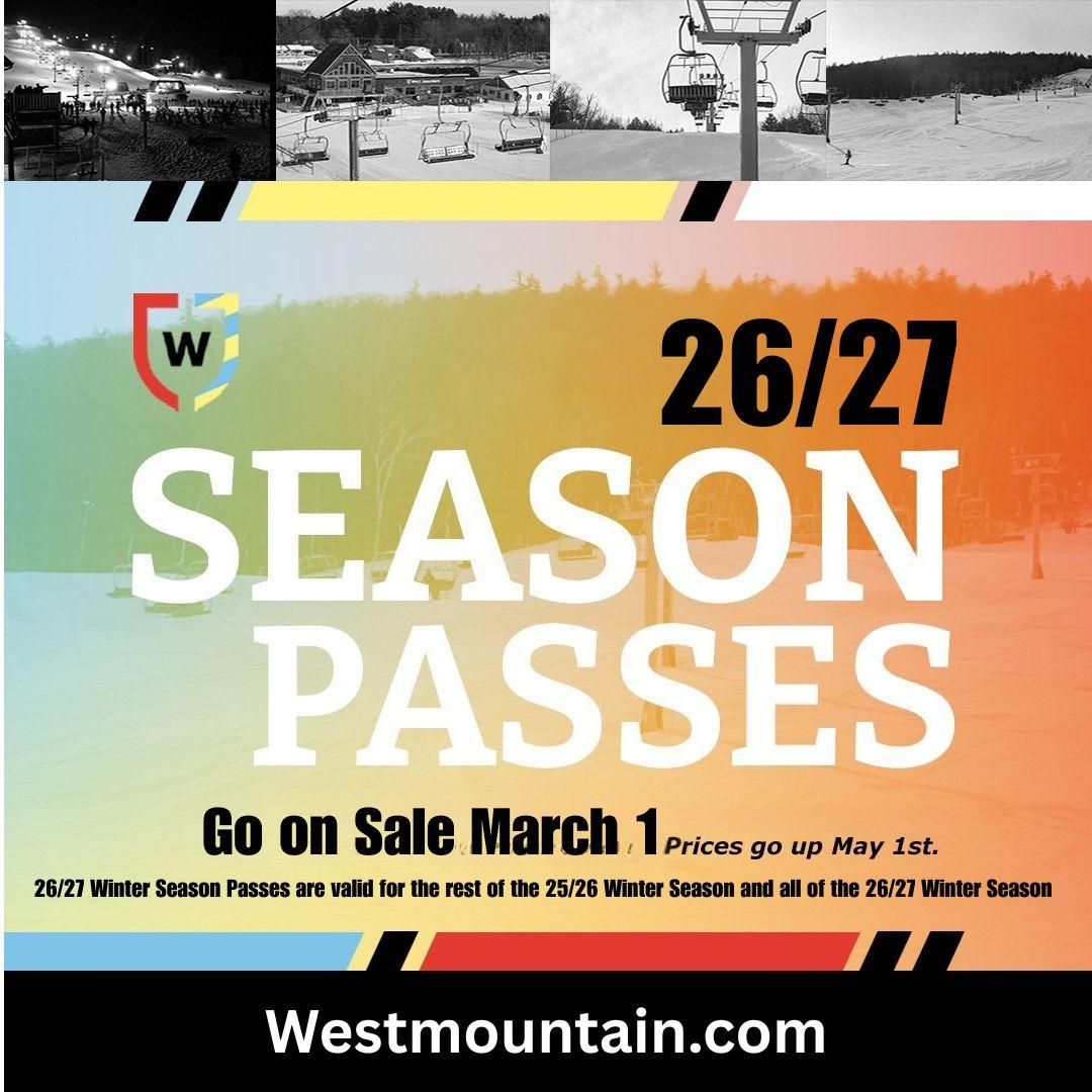 26-27 Season Passes On Sale March 1