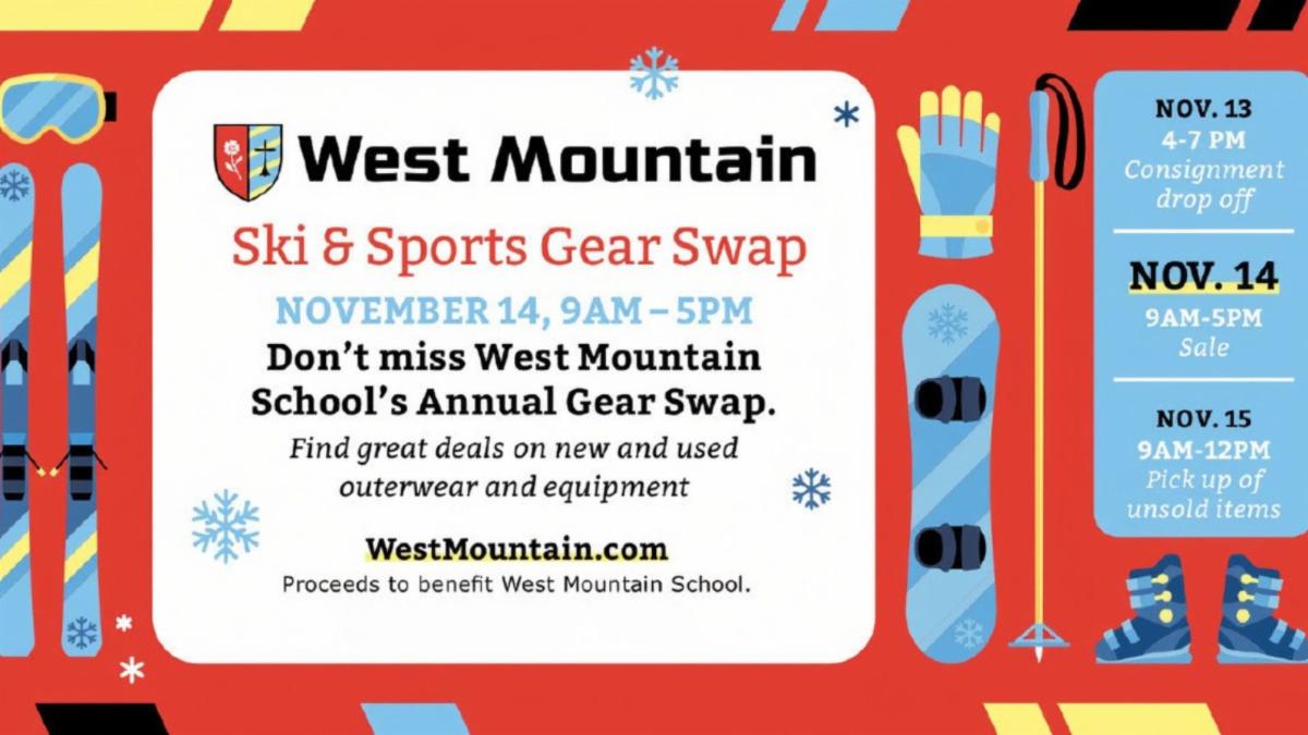 Ski & Sports Gear Swap 11/14 