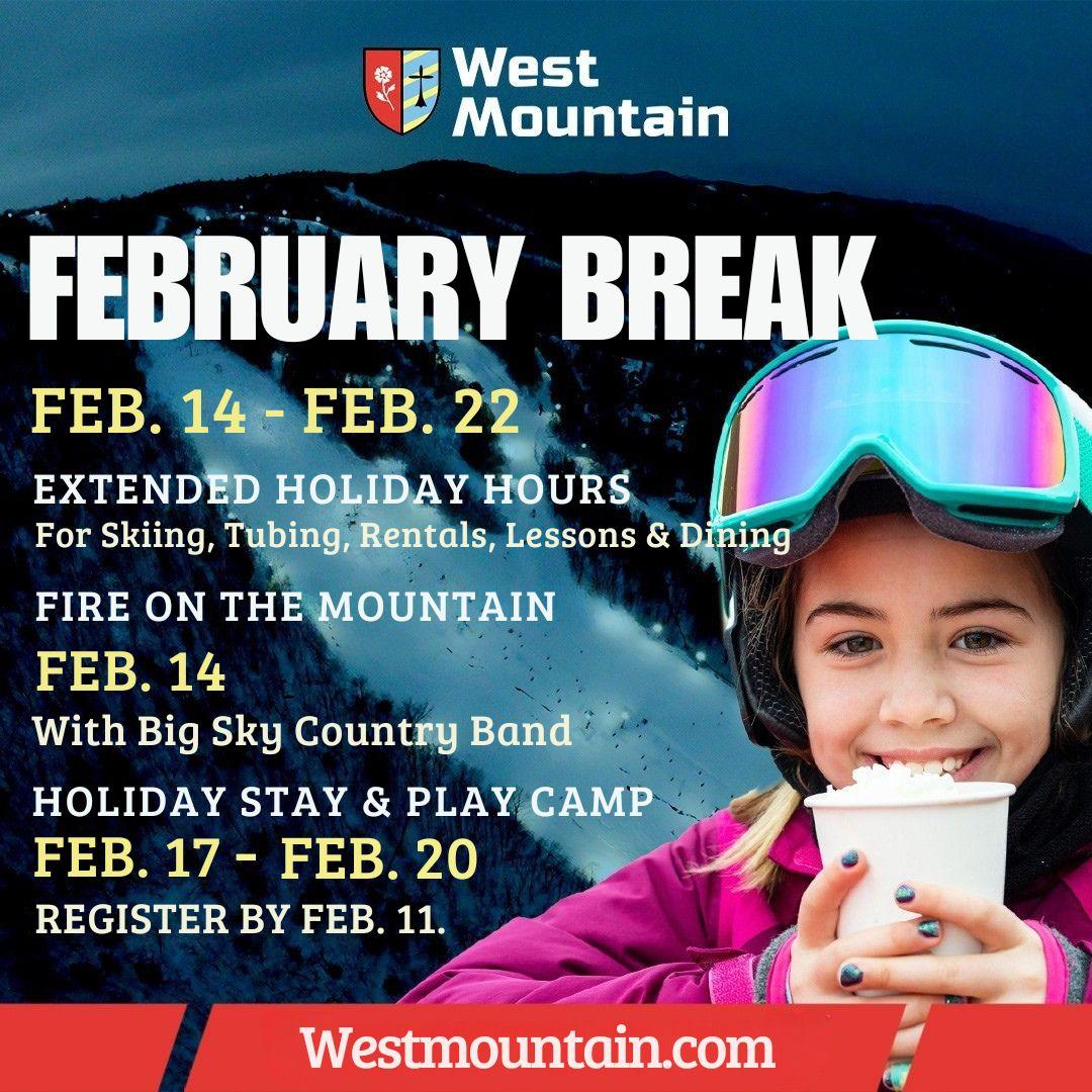 Feb break Calendard
