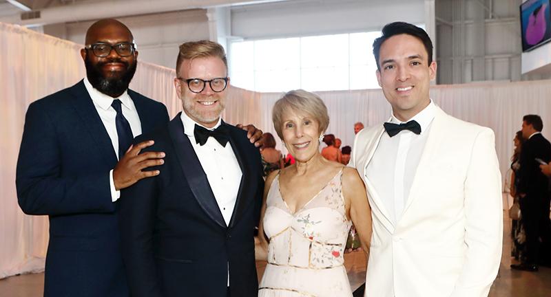 Nile Fortner, Phil Dunlap, Bonnie Clearwater, and Andres Bonell at the NSU Art Museum Fort Lauderdale Gala