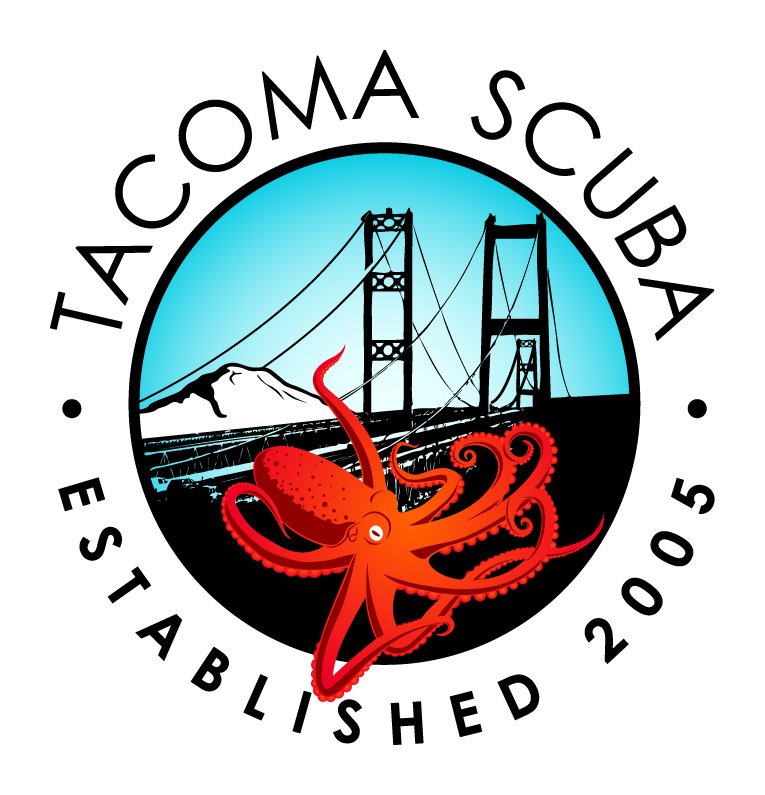 Tacoma Scuba Logo Round