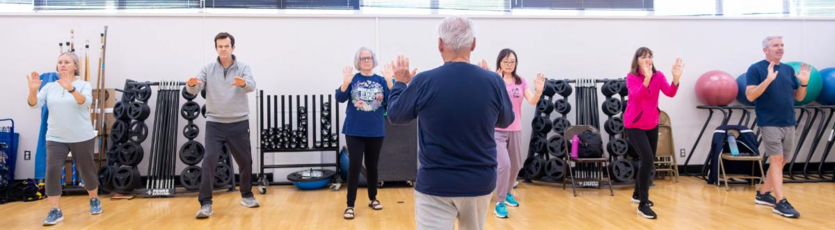 OLLI students take a Tai Chi class