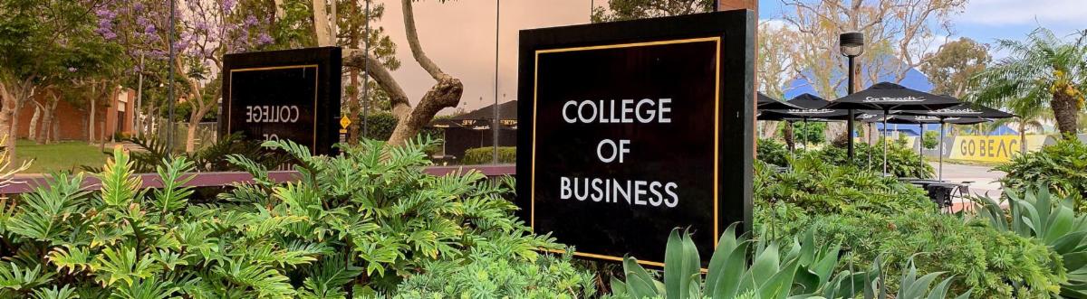 College of Business building exterior 