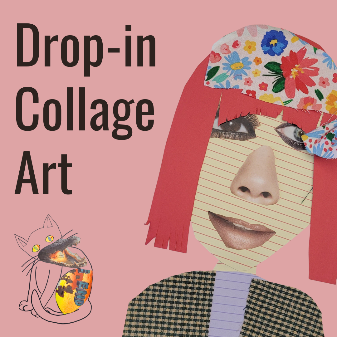 image made with magazines in a collage style
