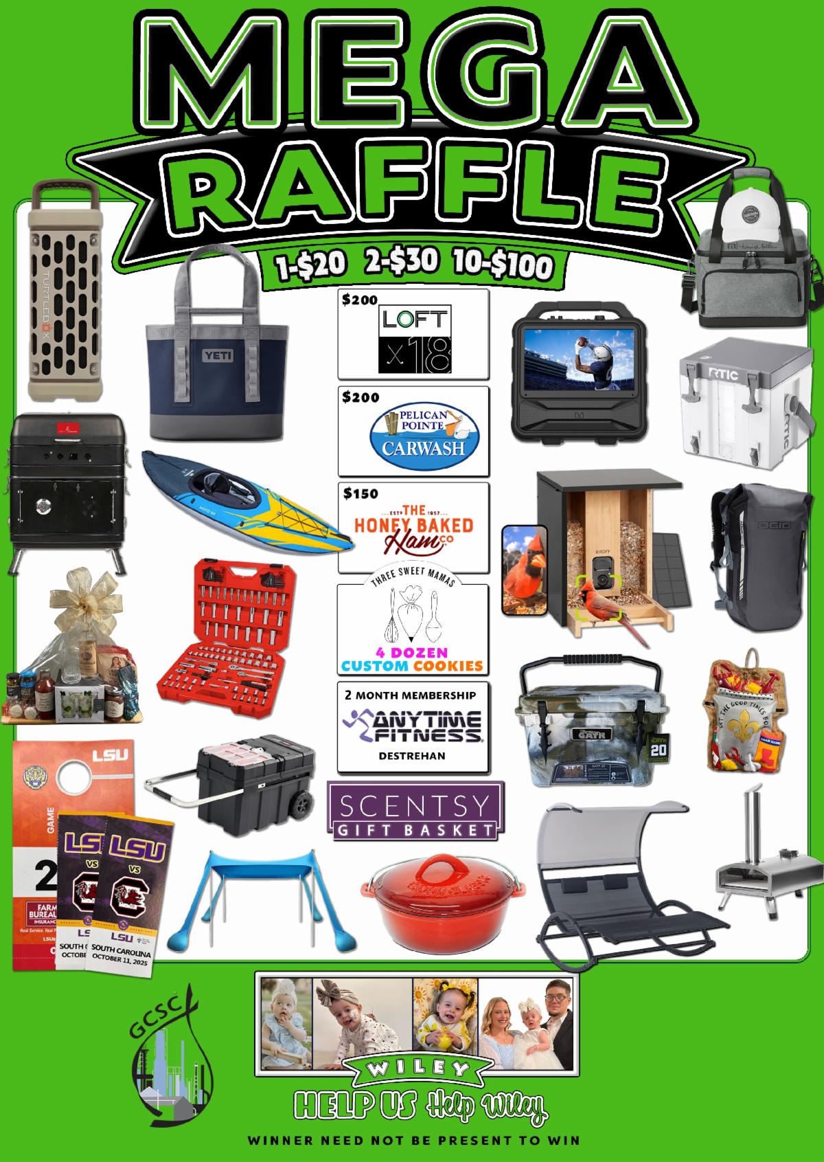 Theme Mega Raffle MEGA RAFFLE!