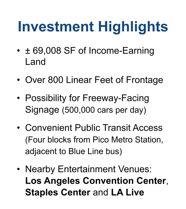 FOR SALE Downtown LA ±69,008 SF of Redevelopment Land Transit