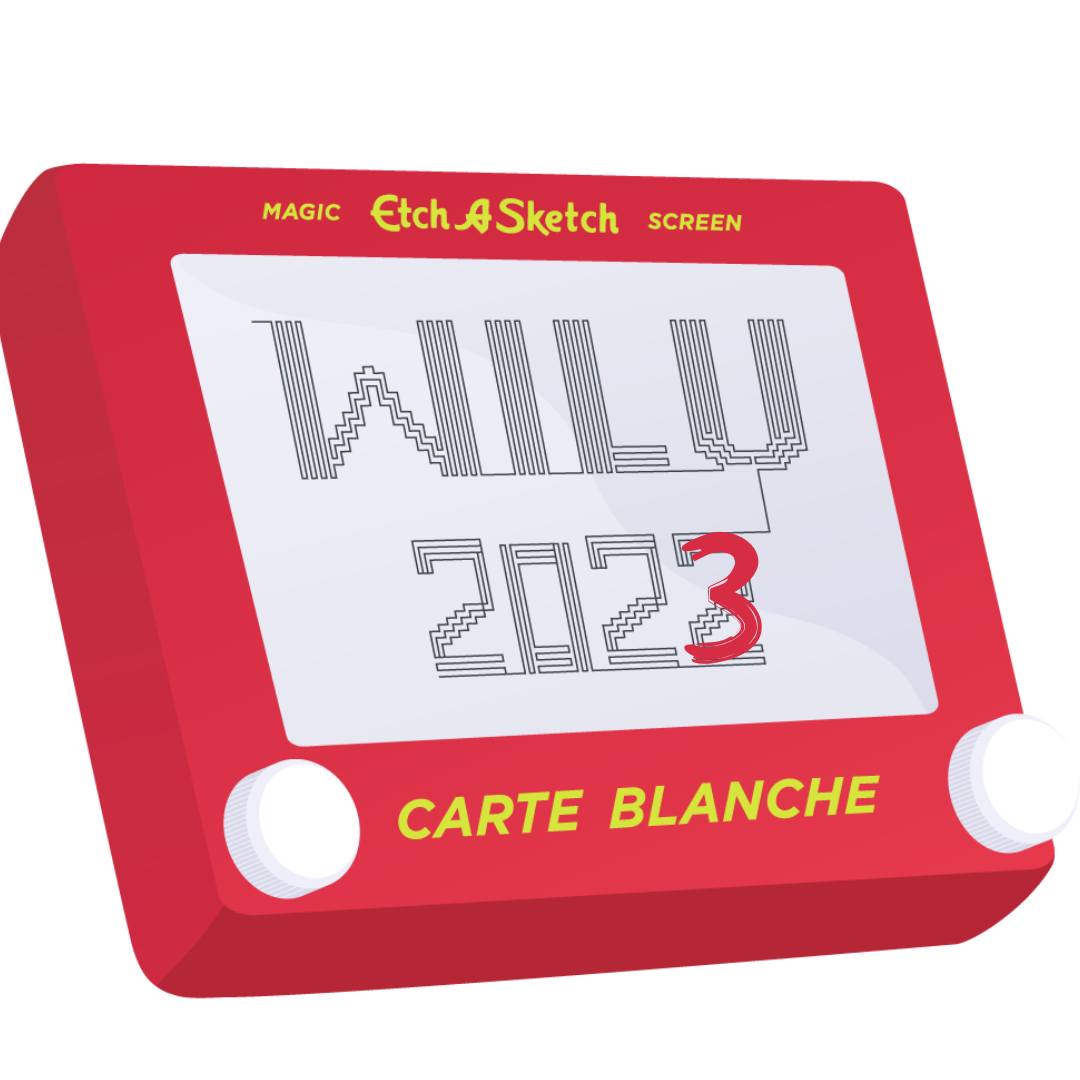 The Workshop on Instruction in Library Use (WILU) logo for its 2023 conference.