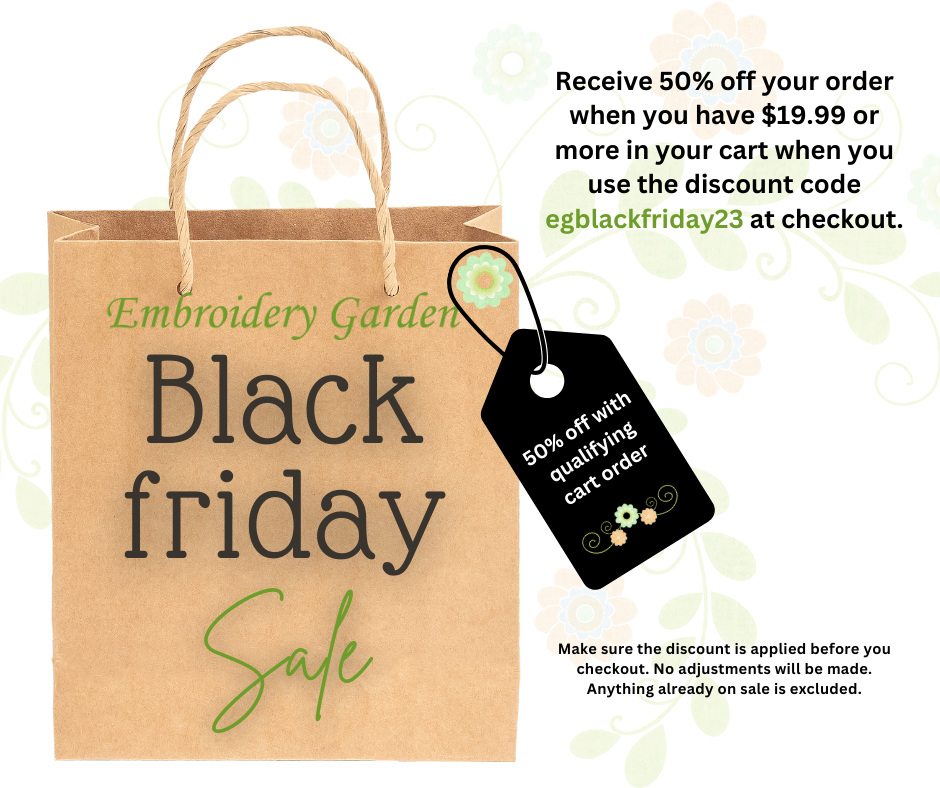 Embroidery Garden Newsletter