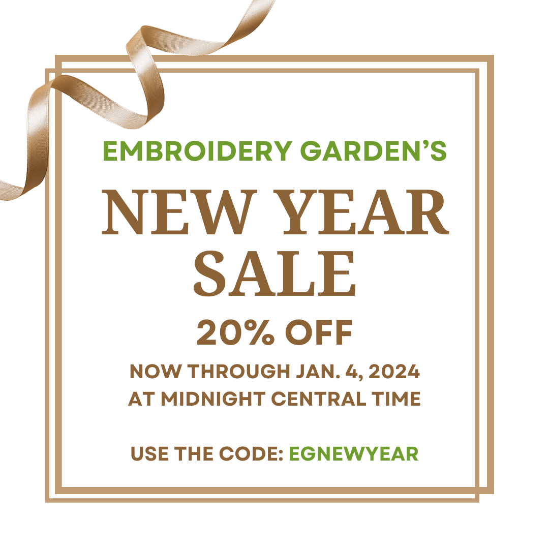 Embroidery Garden Newsletter