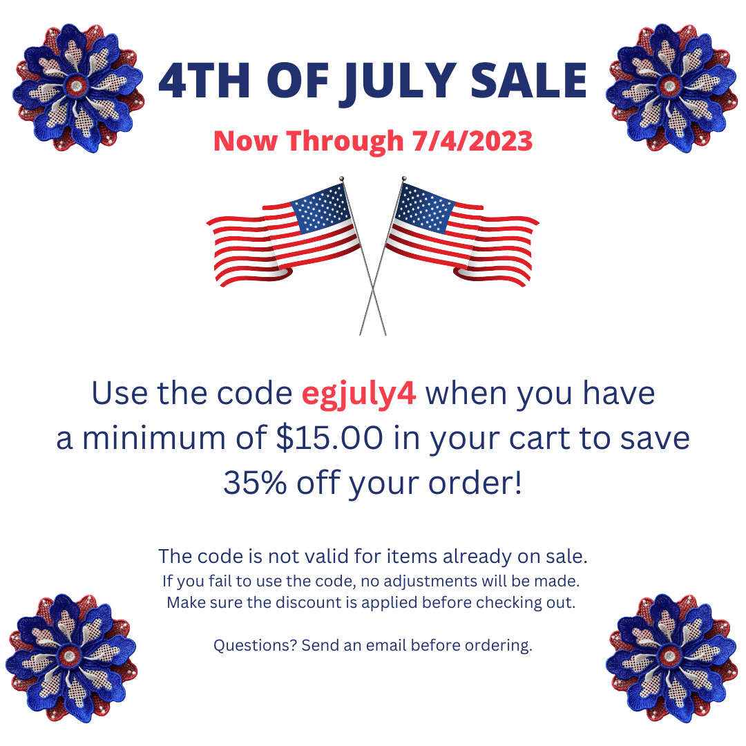 Embroidery Garden Newsletter