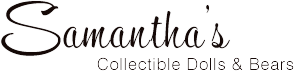 samanthas collectible dolls bears logo