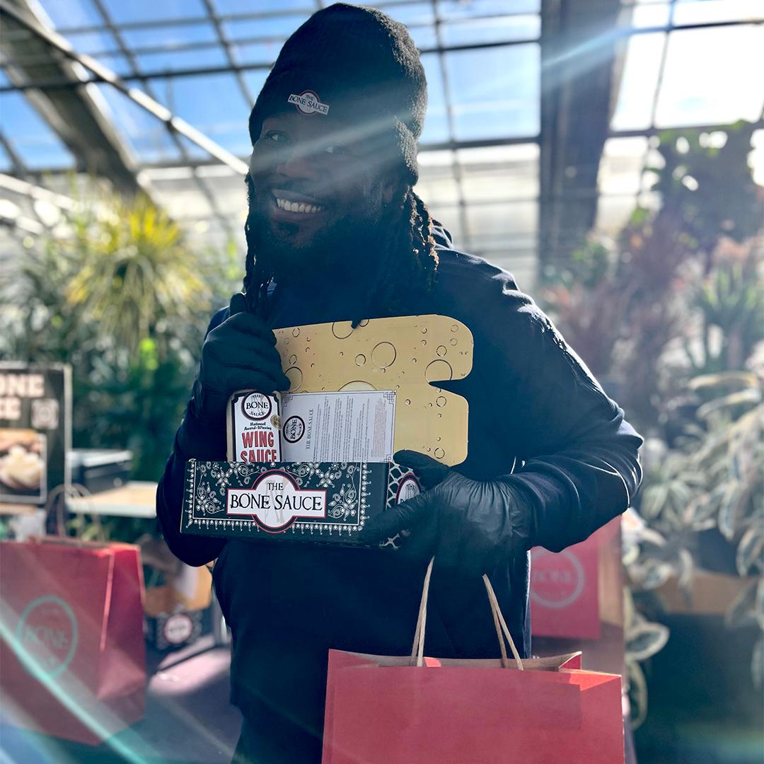 the bone sauce at wayland winter farmers market