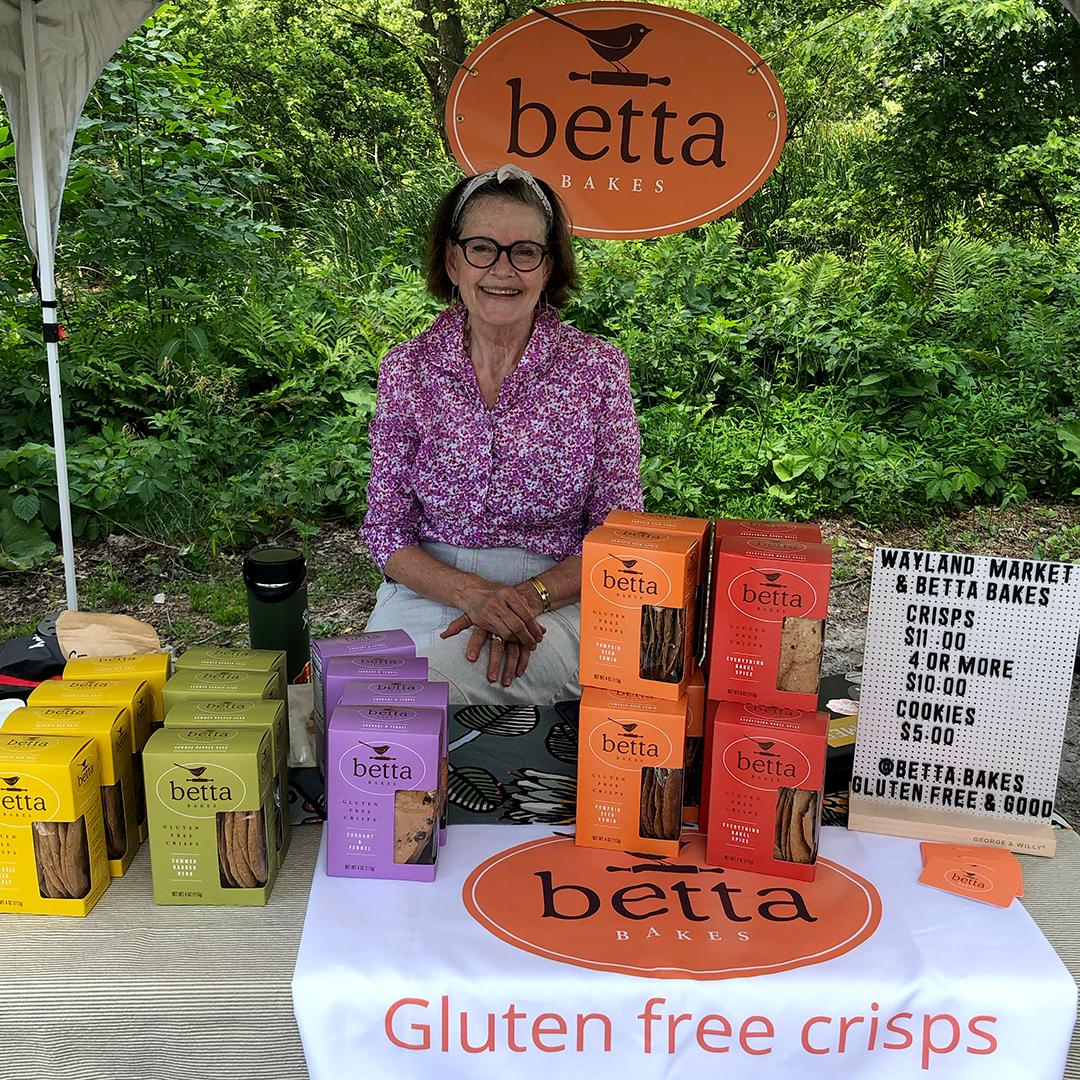 BettaBakes at the wayland summer farmers market