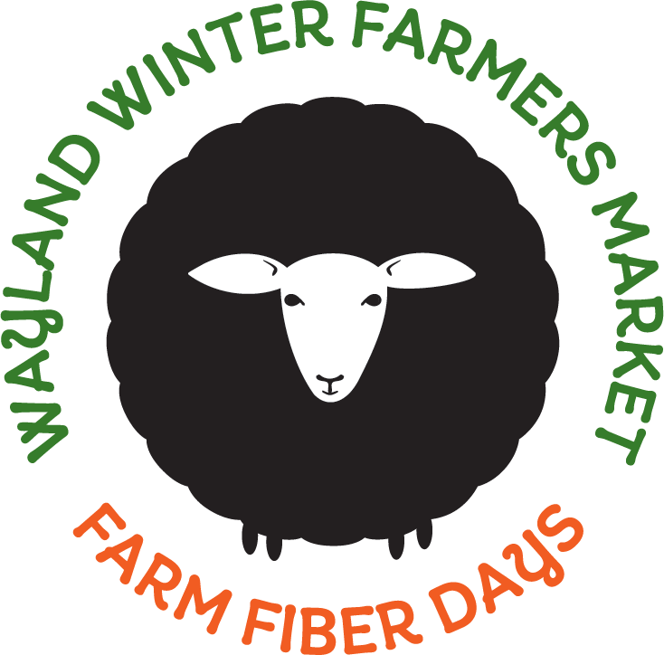Farm Fiber Day Logo knitting crochet yarn wool skeins fiber arts