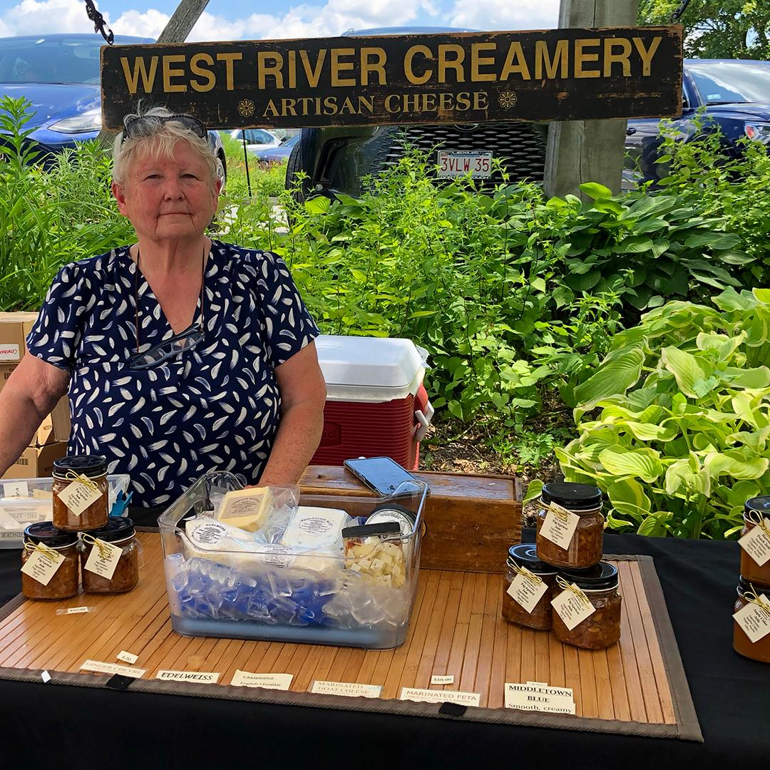 west river creamery at the wayland summer farmers market