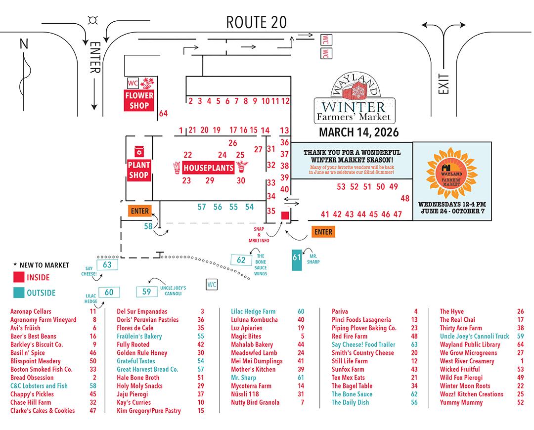 vendor location map 3/14/26
