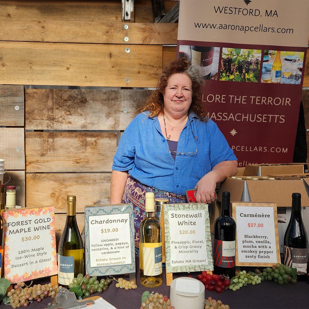 aaronap cellars at wayland winter farmers market