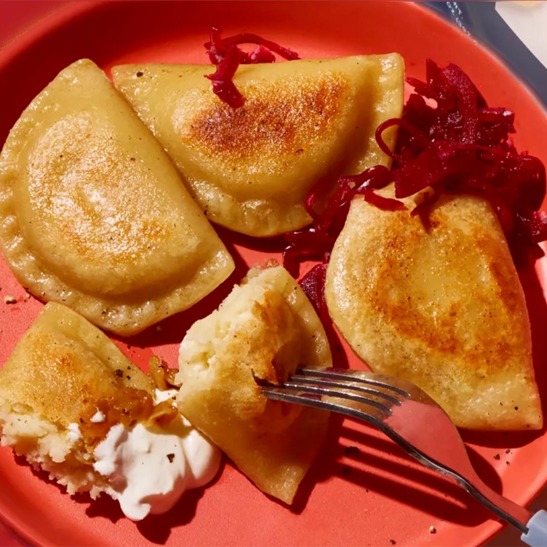 jaju pierogies at wayland winter farmers market