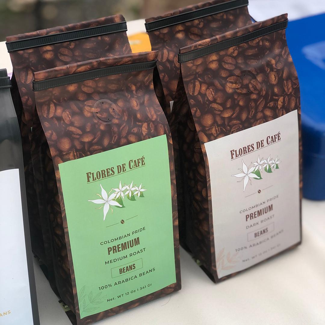 flores de cafe at the wayland summer farmers market