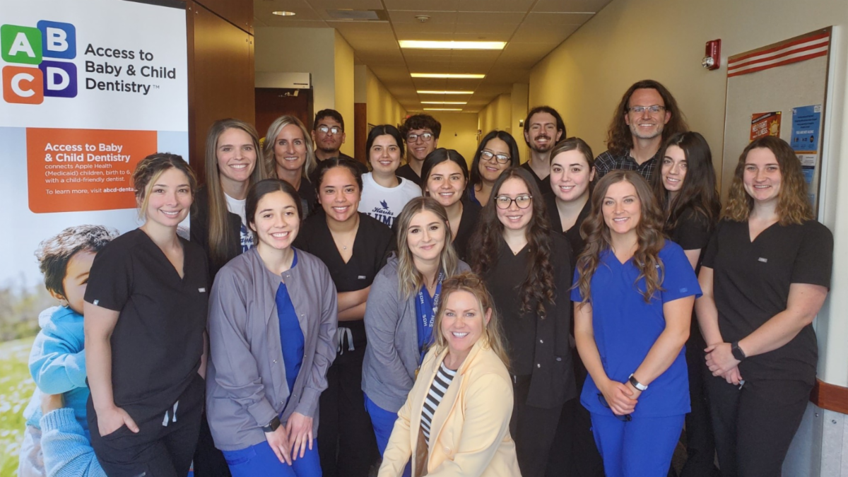 Columbia Basin College dental hygienists pose for group photo