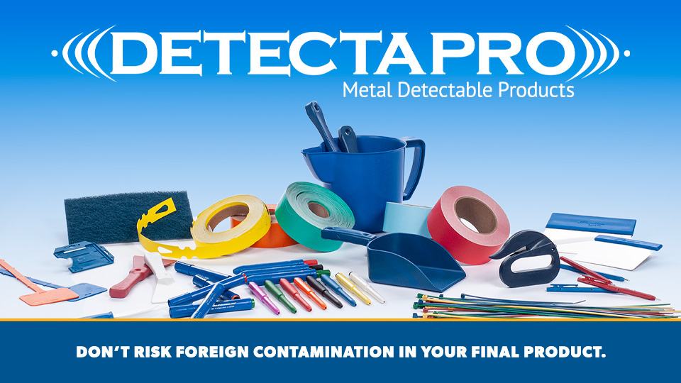 Maximize food safety with our ready to ship metal detectable items 👏