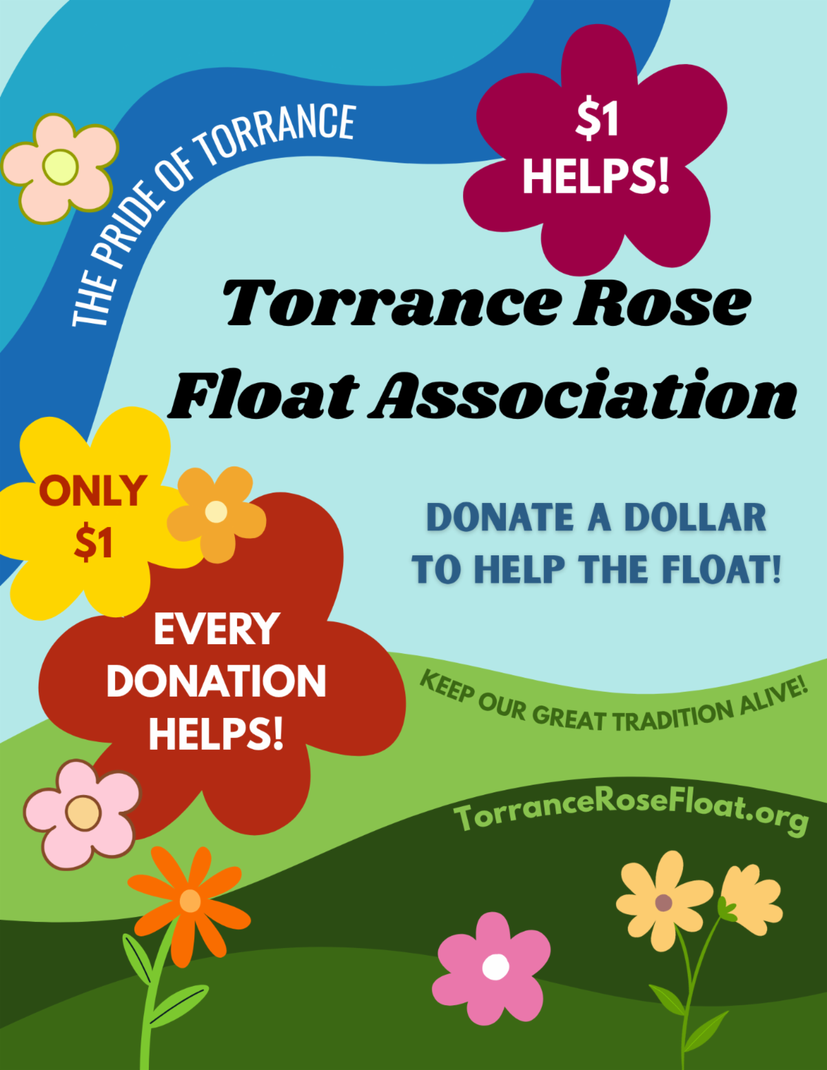 Torrance Rose Float Association Flyer