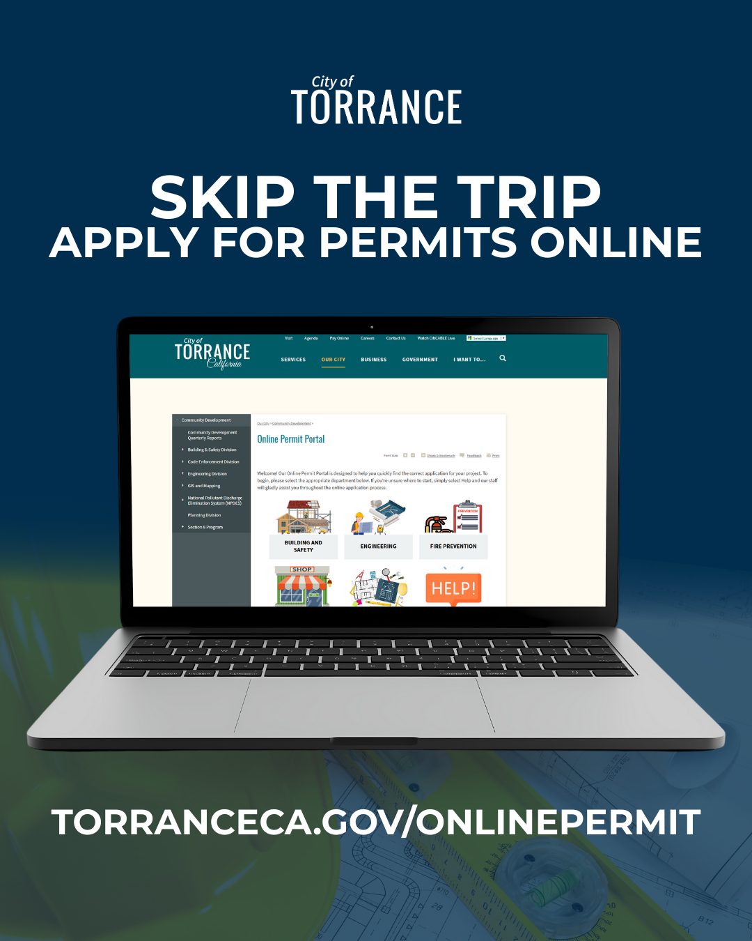 Skip the Trip. Apply for Permits Online.