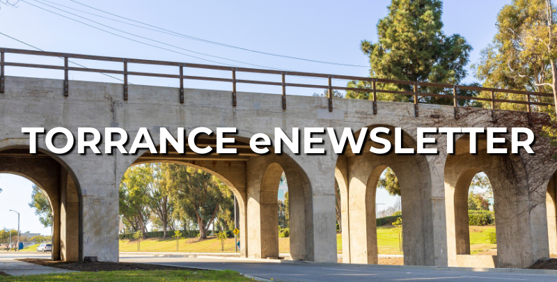 Historic Torrance El Prado Bridge image for newsletter header