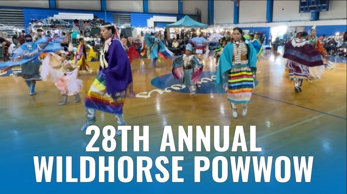 Dancers at the El Camino College Wildhorse powwow