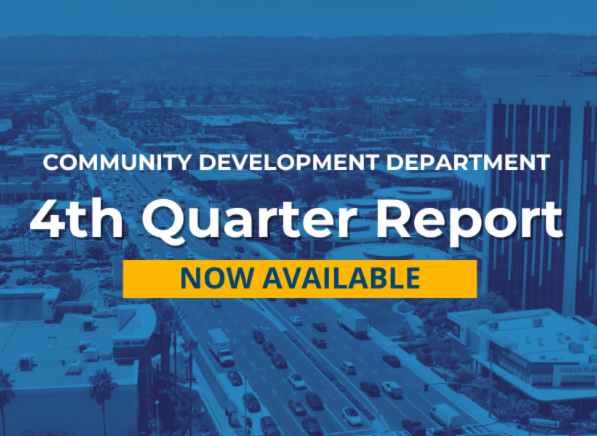 Community Development Department's 4th quarter report now available
